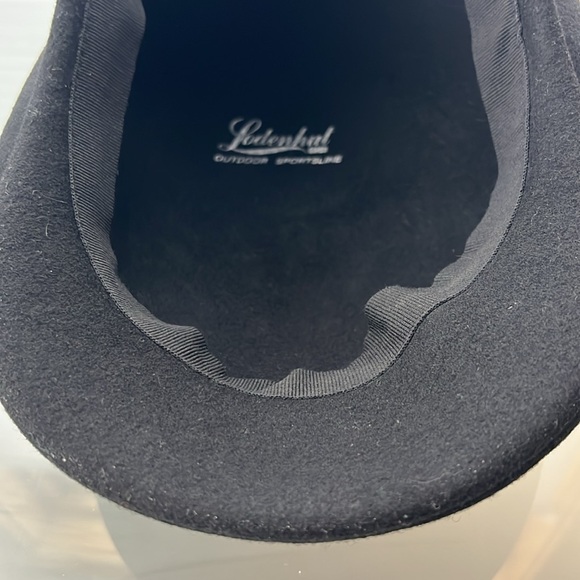 🐏Alpine Flat Cap | 100% Wool | Black | Lodenhut Outdoor Sportsline | Unisex | 60 - Picture 13 of 17